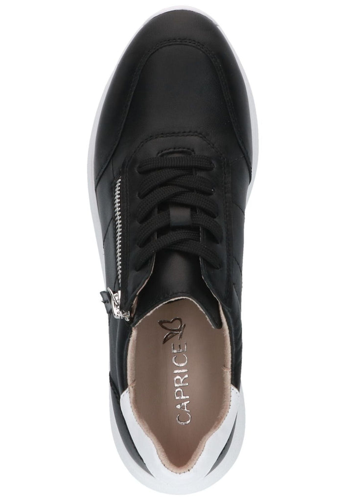 Caprice Sneaker Leder Schwarz/Weiß