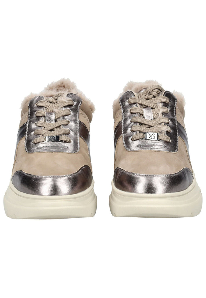 Caprice Sneaker Leder Taupe Warmfutter