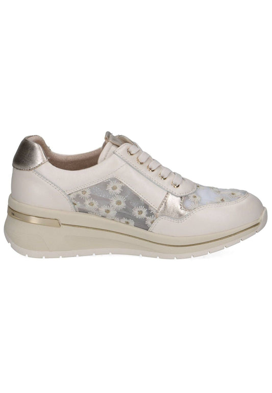 Caprice Sneaker Leder/Textil Vanilla