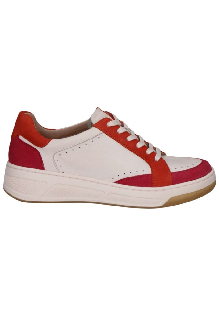 Caprice Sneaker Leder Weiß/Rot