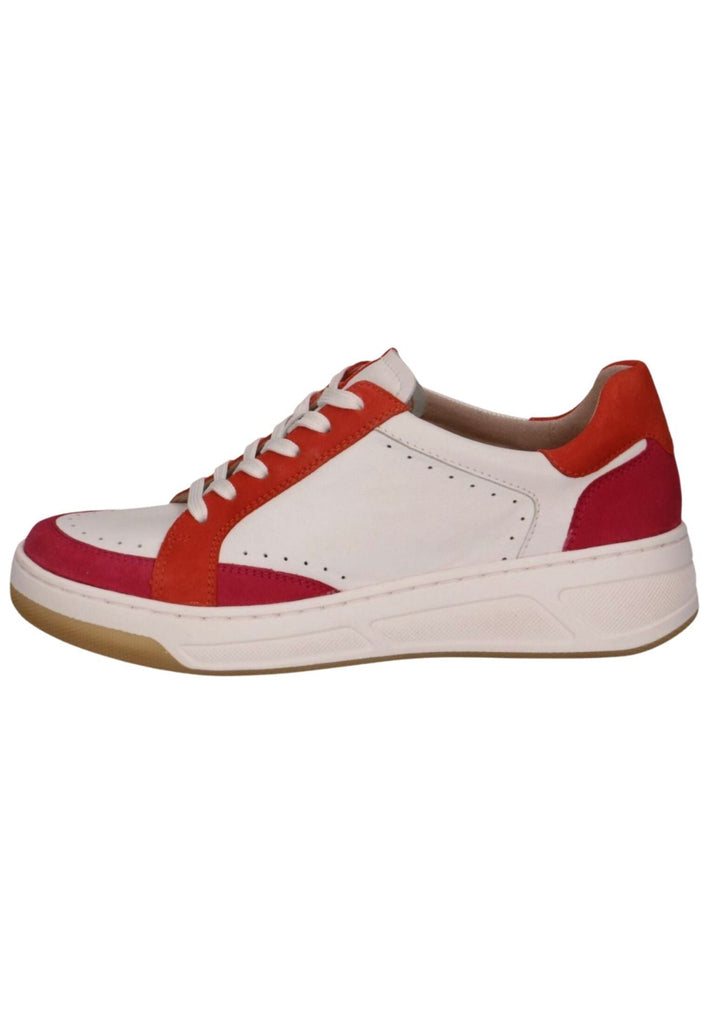 Caprice Sneaker Leder Weiß/Rot