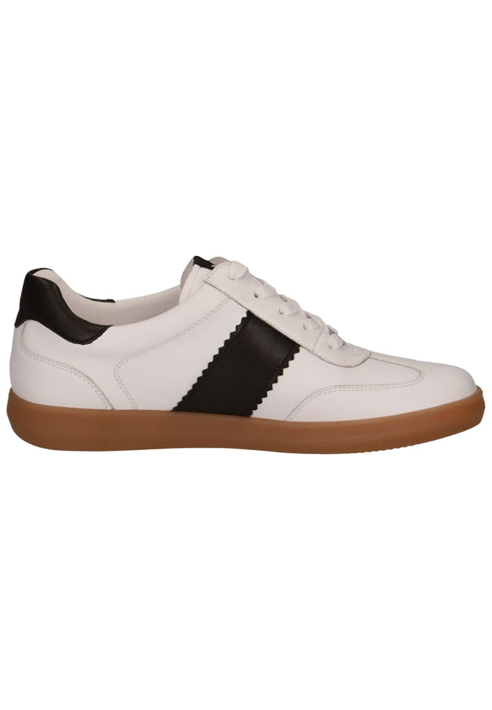 Caprice Sneaker Leder Weiß/Schwarz