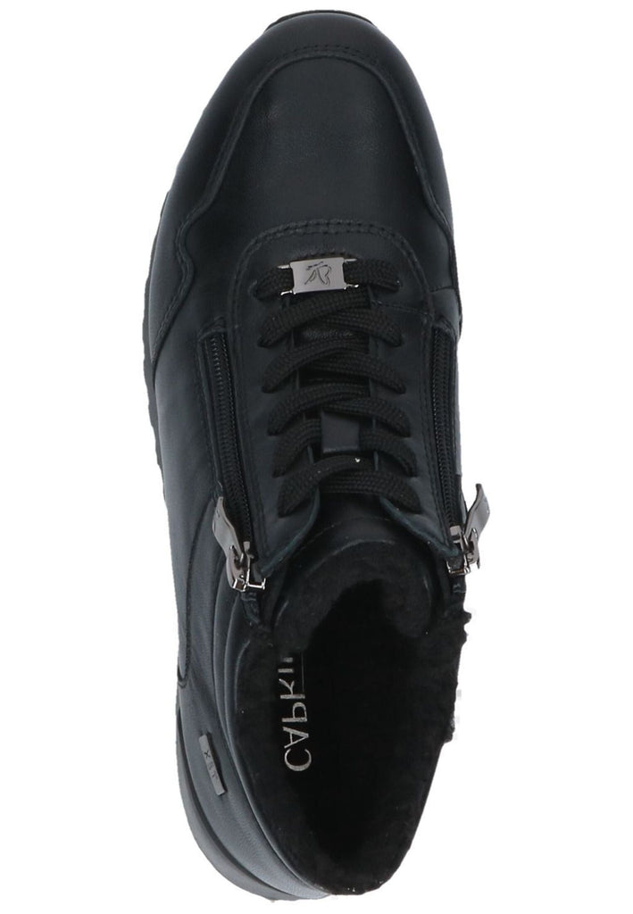 Caprice Sneaker Nappaleder Schwarz Warmfutter
