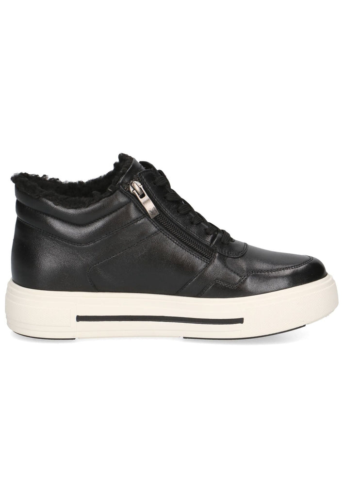 Caprice Sneaker Nappaleder Schwarz Warmfutter