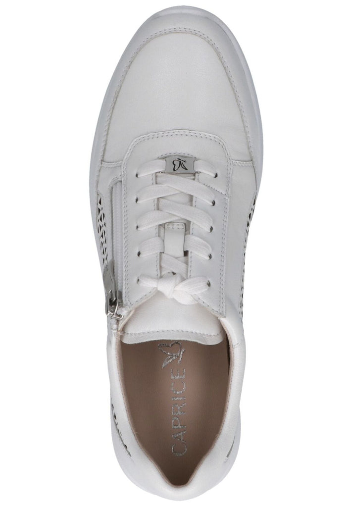 Caprice Sneaker Nappaleder Weiß