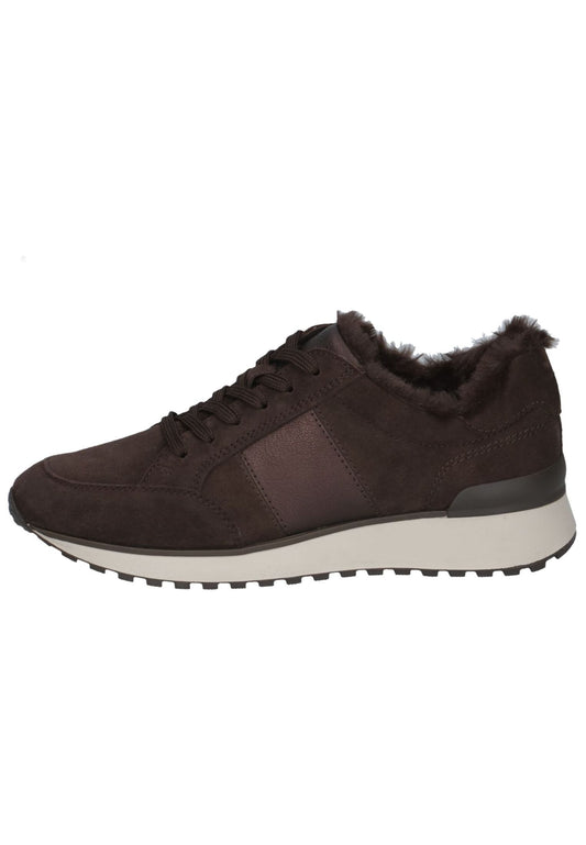 Caprice Sneaker Veloursleder Dunkelbraun Warmfutter