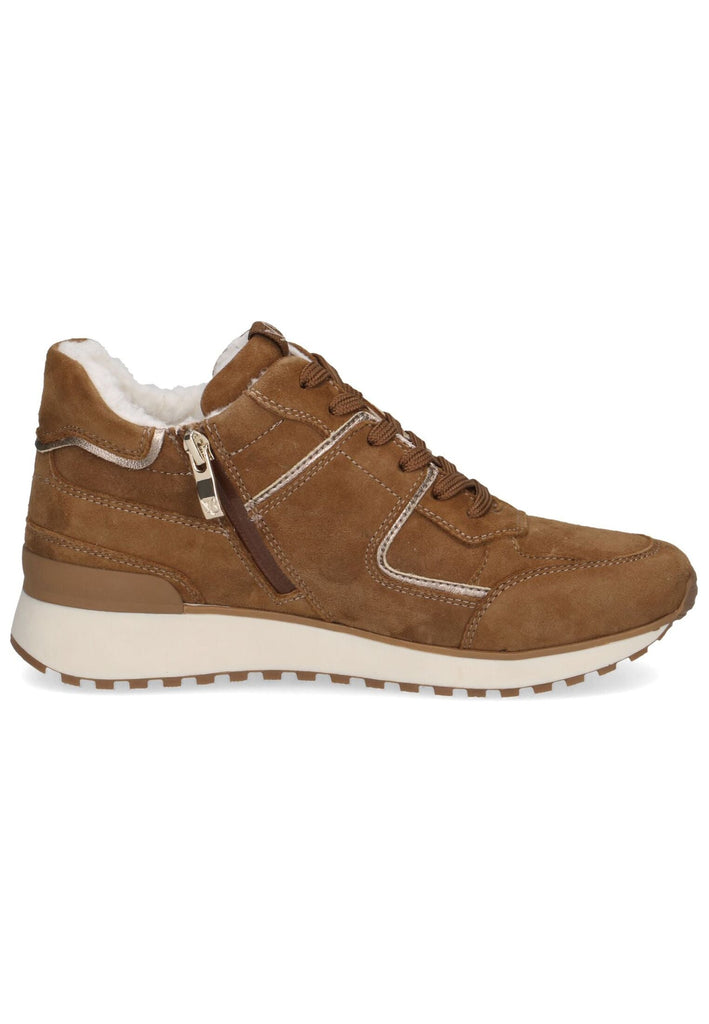 Caprice Sneaker Veloursleder/Synthetik Braun Warmfutter