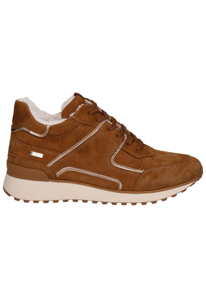 Caprice Sneaker Veloursleder/Synthetik Braun Warmfutter