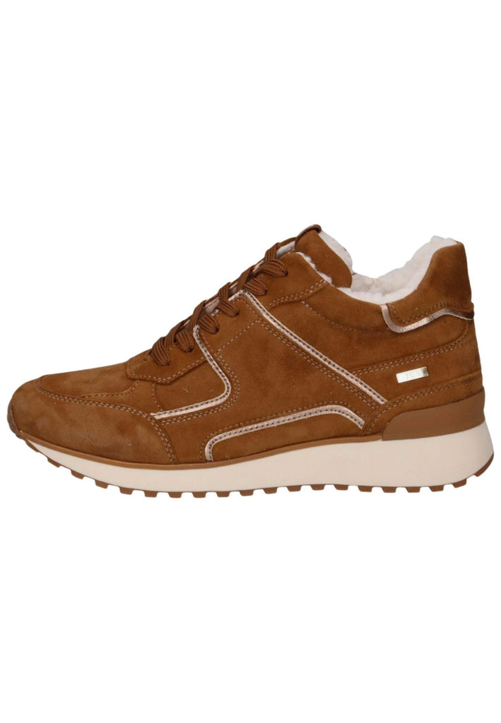 Caprice Sneaker Veloursleder/Synthetik Braun Warmfutter