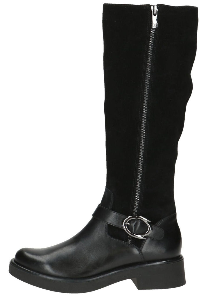 Stiefel Caprice Stiefel Leder Schwarz Warmfutter