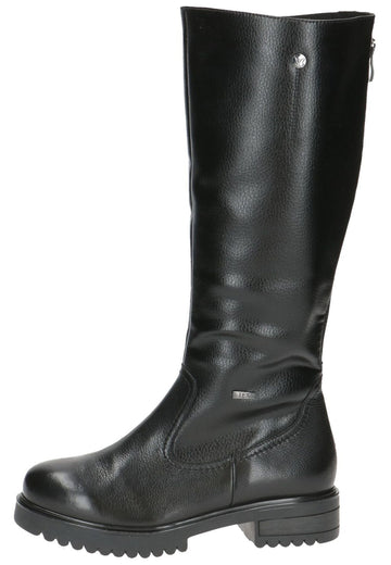 Stiefel Caprice Stiefel Leder/Synthetik Schwarz Warmfutter