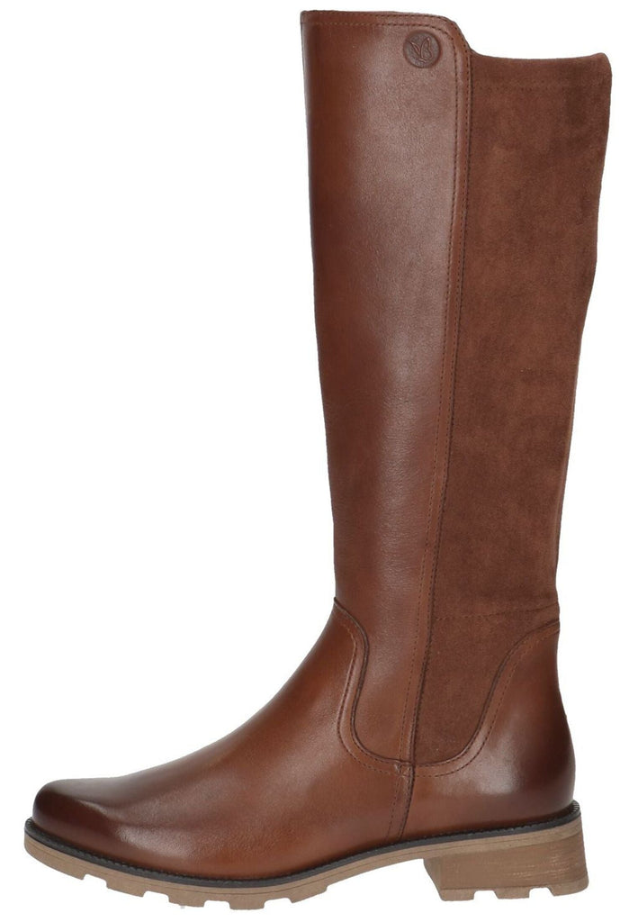 Stiefel Caprice Stiefel Leder/Textil Cognac Warmfutter
