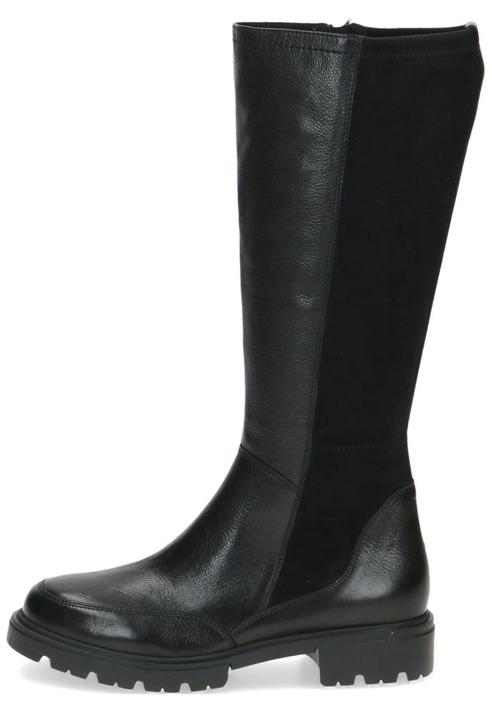 Stiefel Caprice Stiefel Leder/Textil Schwarz