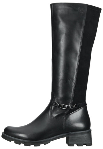 Stiefel Caprice Stiefel Leder/Textil Schwarz