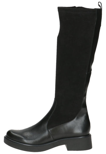 Stiefel Caprice Stiefel Leder/Textil Schwarz Warmfutter