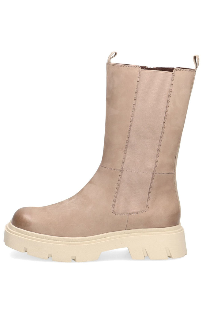 Stiefel Caprice Stiefel Leder/Textil Taupe