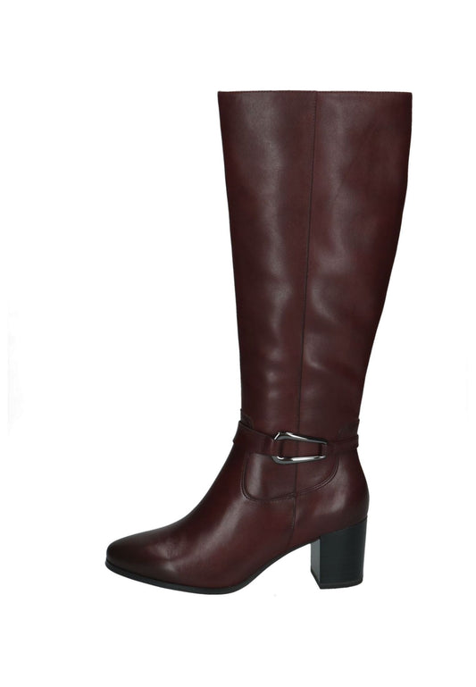 Caprice Stiefel Leder Bordeaux