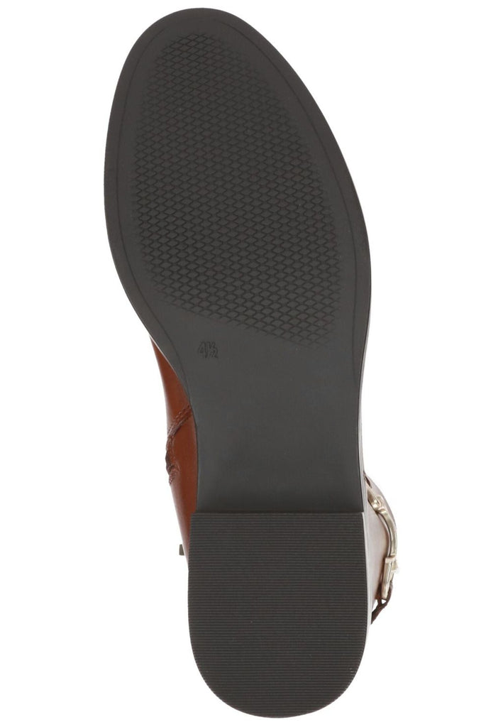 Caprice Stiefel Leder Cognac