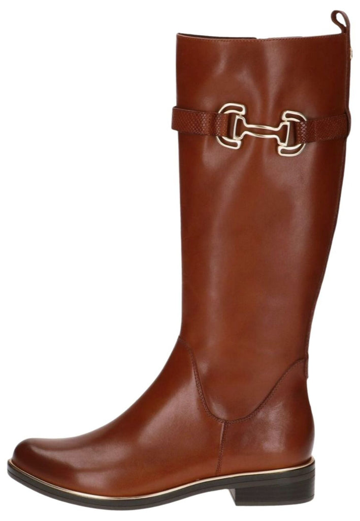 Caprice Stiefel Leder Cognac