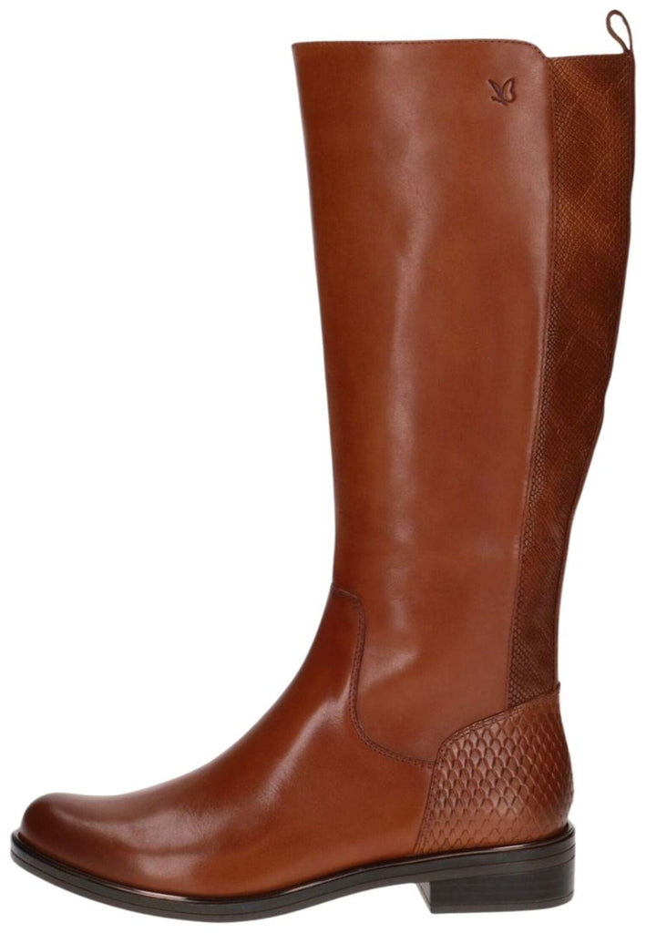 Caprice Stiefel Leder Cognac