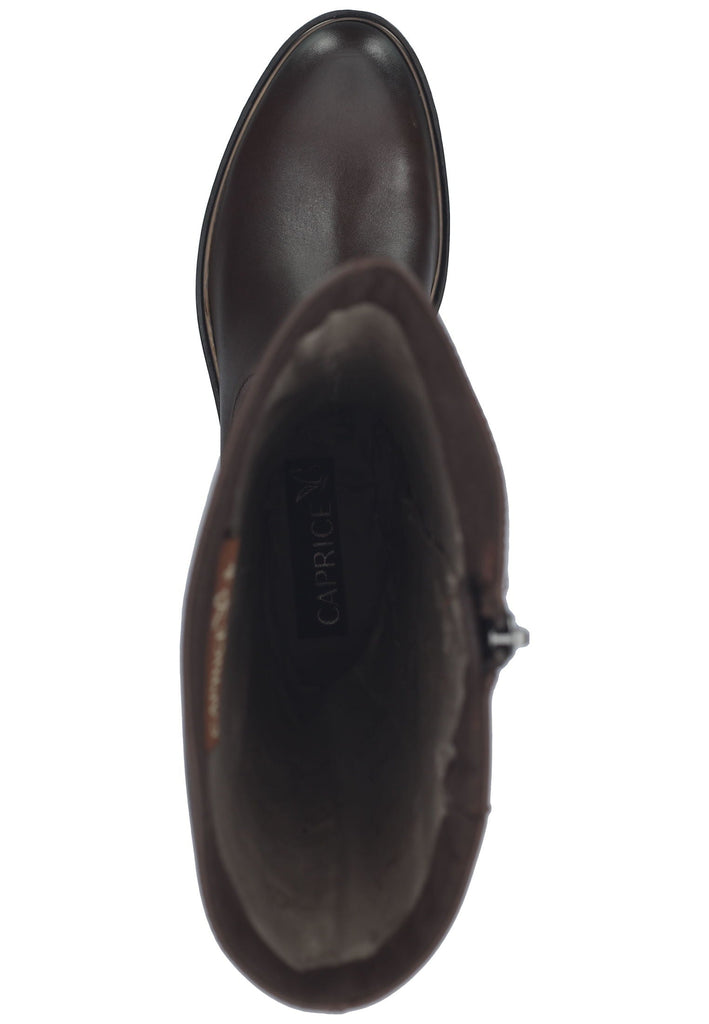 Caprice Stiefel Leder Dunkelbraun