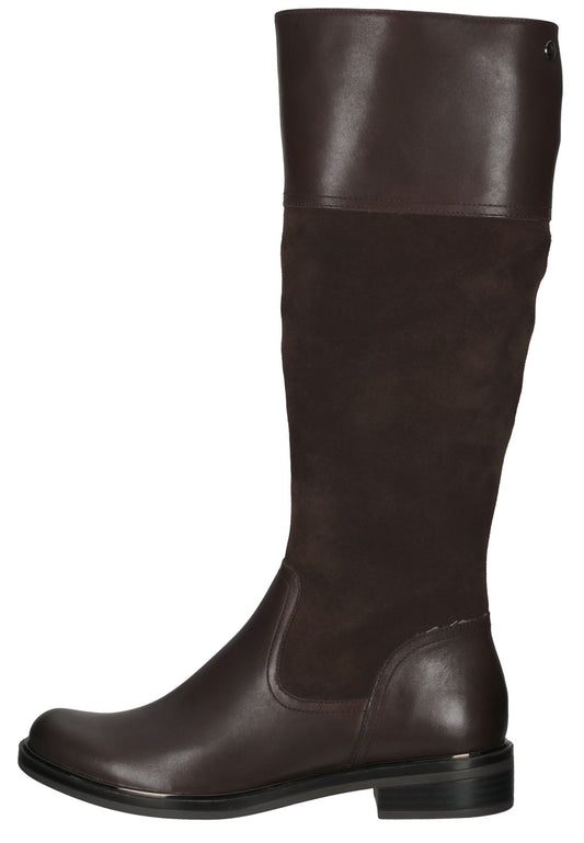 Caprice Stiefel Leder Dunkelbraun