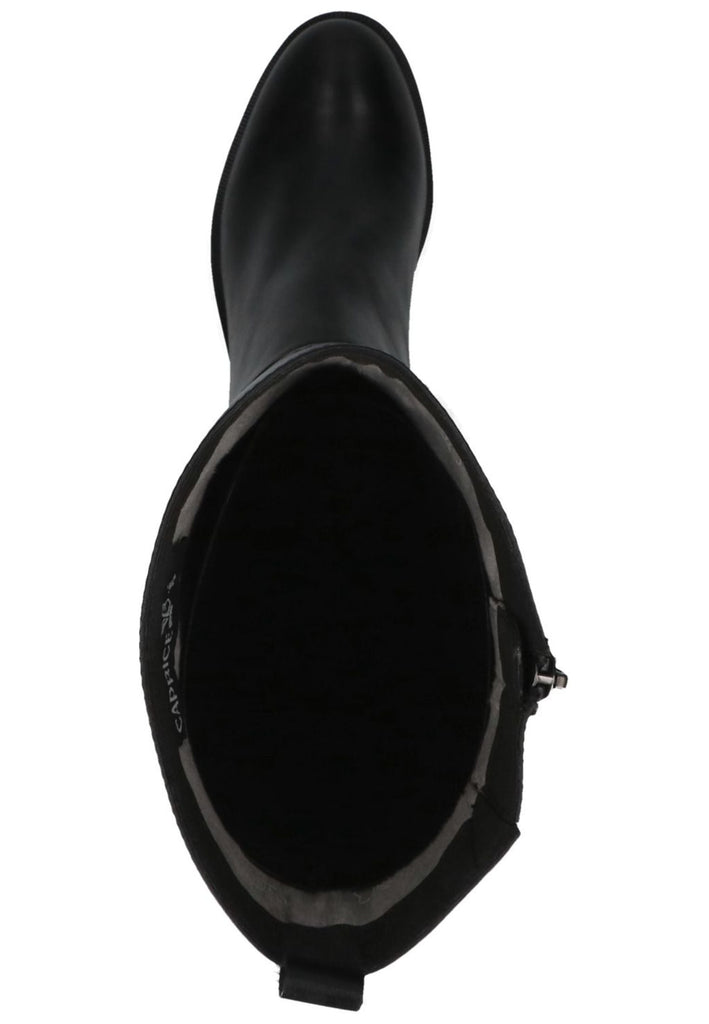 Caprice Stiefel Leder Schwarz