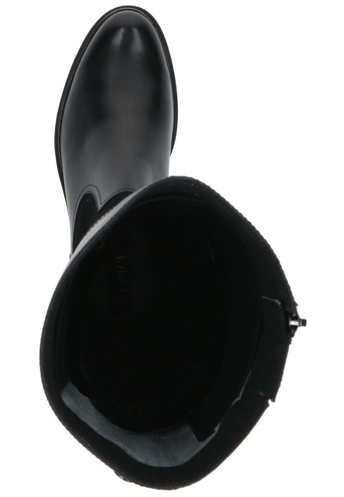 Caprice Stiefel Leder Schwarz Kombi
