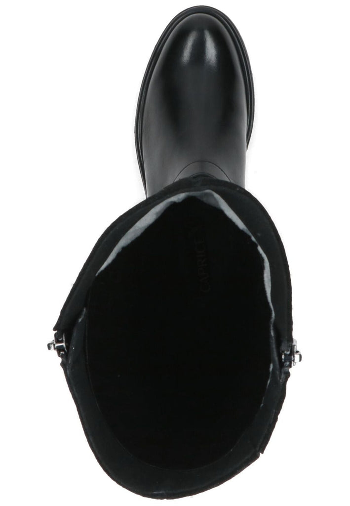 Caprice Stiefel Leder Schwarz Warmfutter