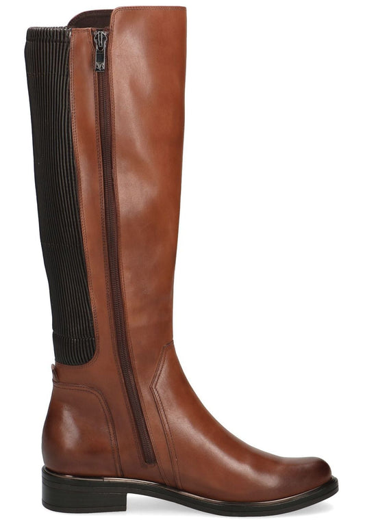 Caprice Stiefel Leder/Synthetik Cognac
