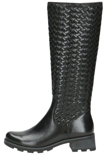 Caprice Stiefel Leder/Synthetik Schwarz