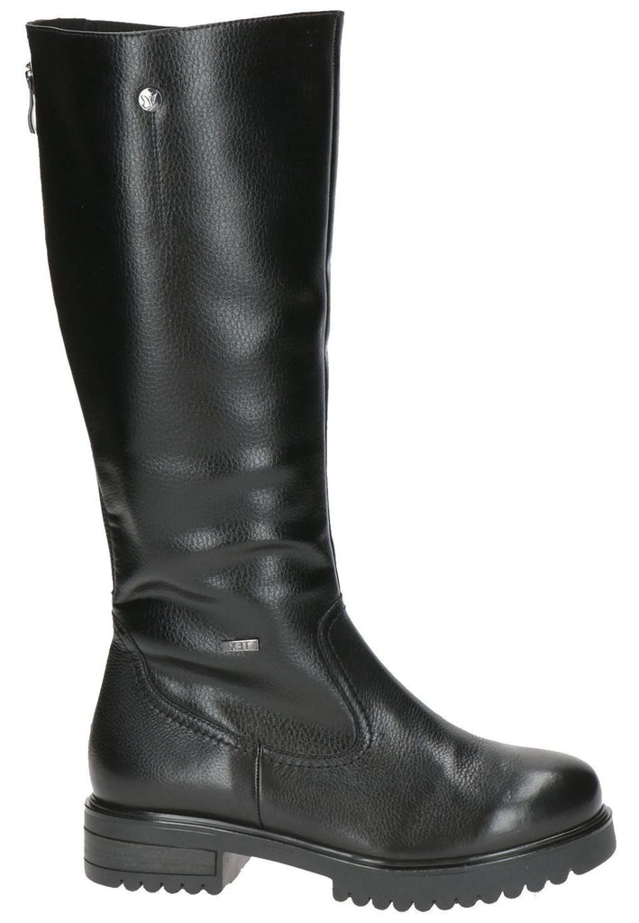 Caprice Stiefel Leder/Synthetik Schwarz Warmfutter
