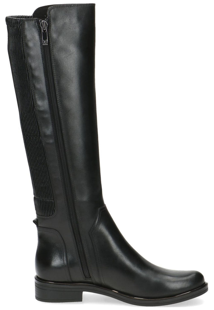 Caprice Stiefel Leder/Textil Schwarz
