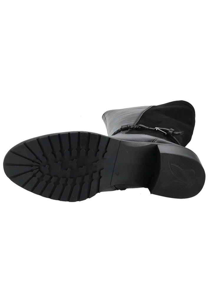 Caprice Stiefel Leder/Textil Schwarz