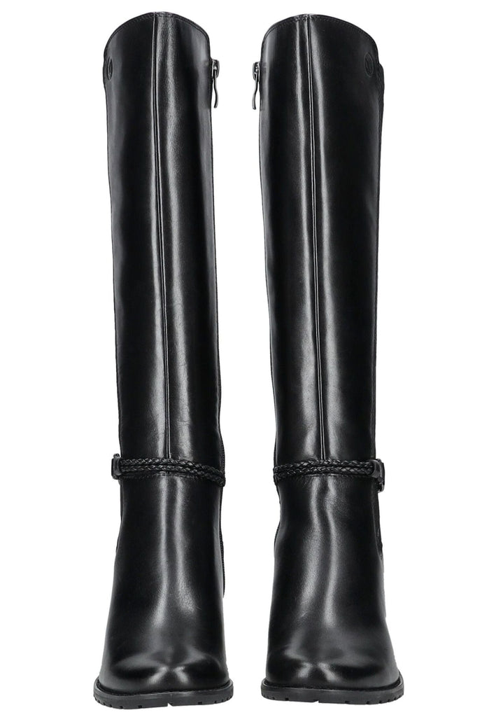 Caprice Stiefel Leder/Textil Schwarz