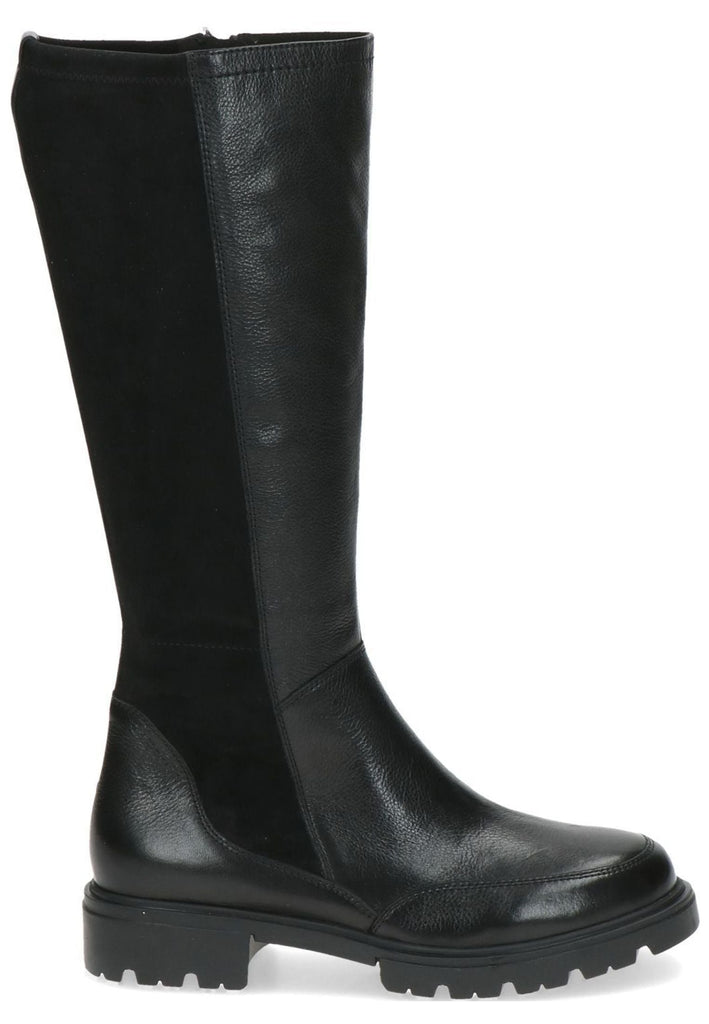 Caprice Stiefel Leder/Textil Schwarz