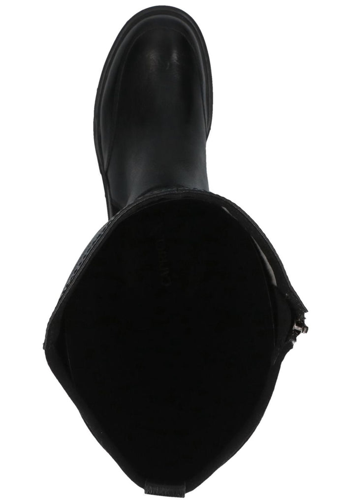 Caprice Stiefel Leder/Textil Schwarz