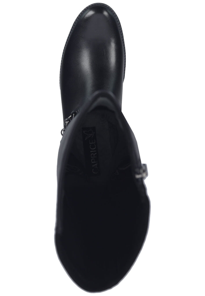 Caprice Stiefel Leder/Textil Schwarz