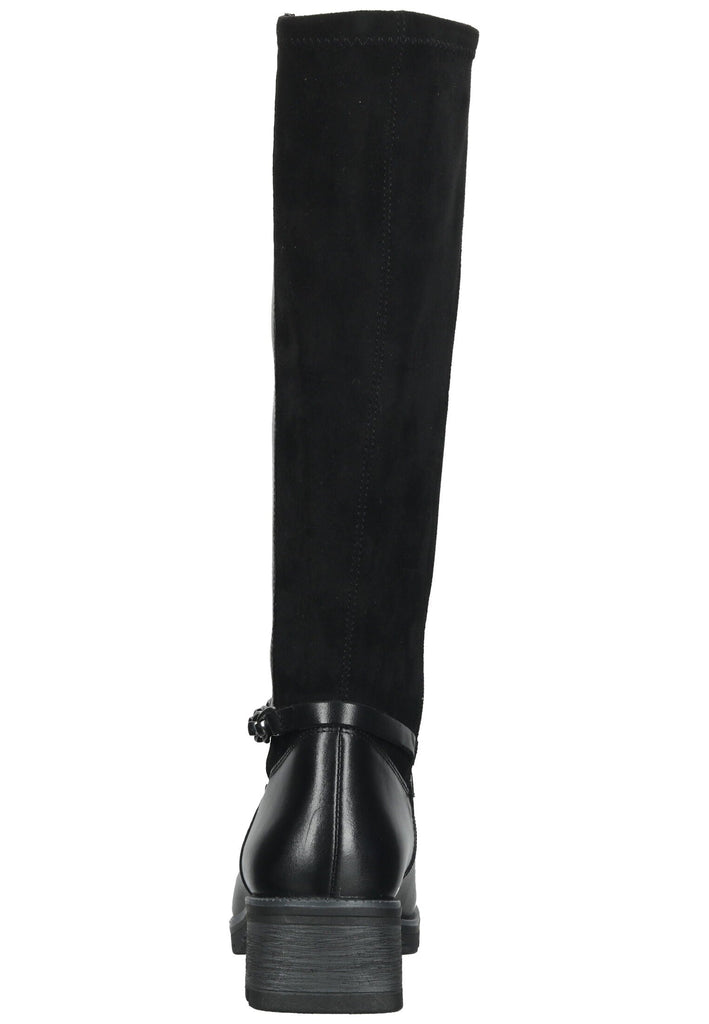 Caprice Stiefel Leder/Textil Schwarz