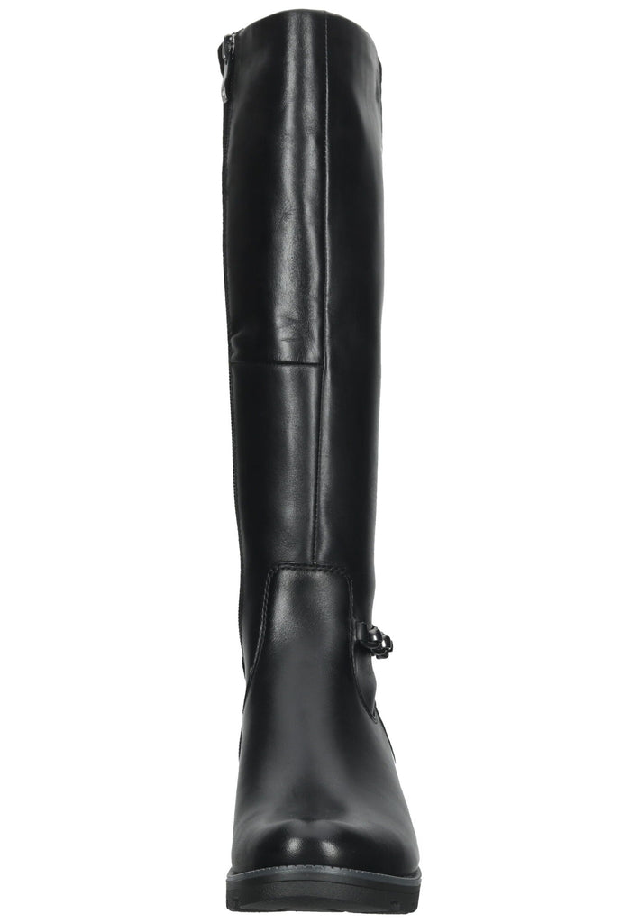 Caprice Stiefel Leder/Textil Schwarz