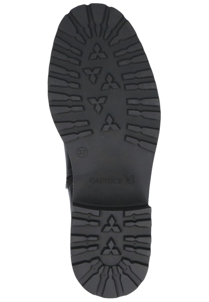 Caprice Stiefel Leder/Textil Schwarz Warmfutter