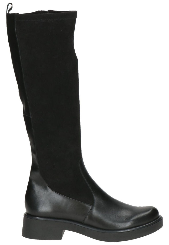 Caprice Stiefel Leder/Textil Schwarz Warmfutter