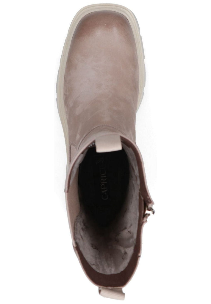 Caprice Stiefel Leder/Textil Taupe