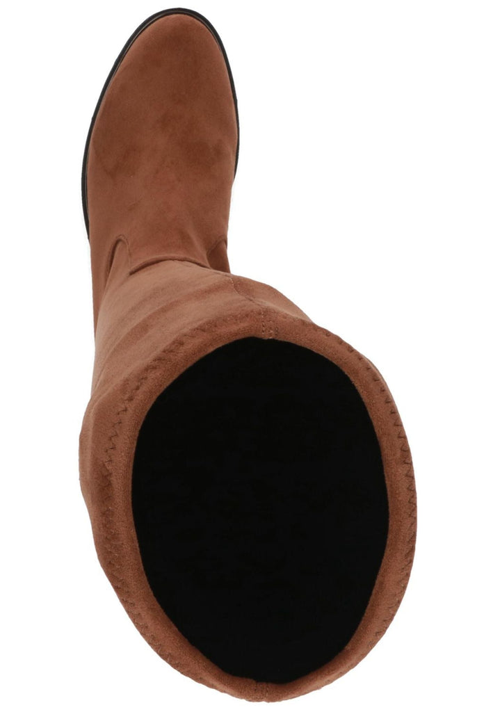 Caprice Stiefel Lederimitat Brandy