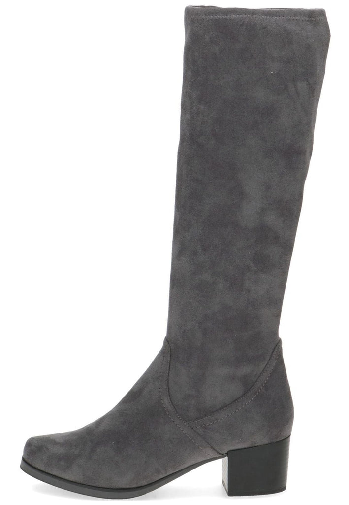 Caprice Stiefel Lederimitat Dunkelgrau