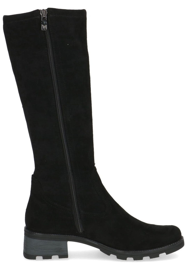 Caprice Stiefel Lederimitat Schwarz Warmfutter