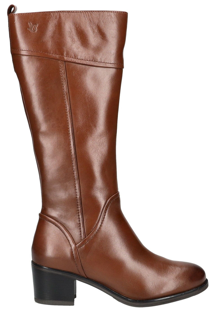 Caprice Stiefel Nappaleder Cognac Warmfutter