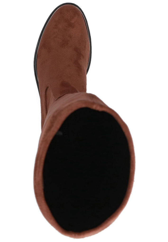 Caprice Stiefel Textil Cognac