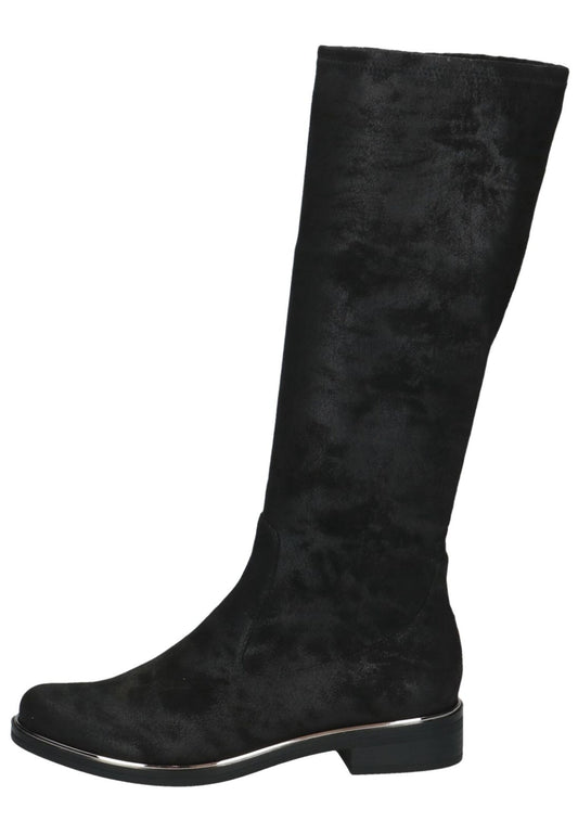Caprice Stiefel Veloursleder Schwarz