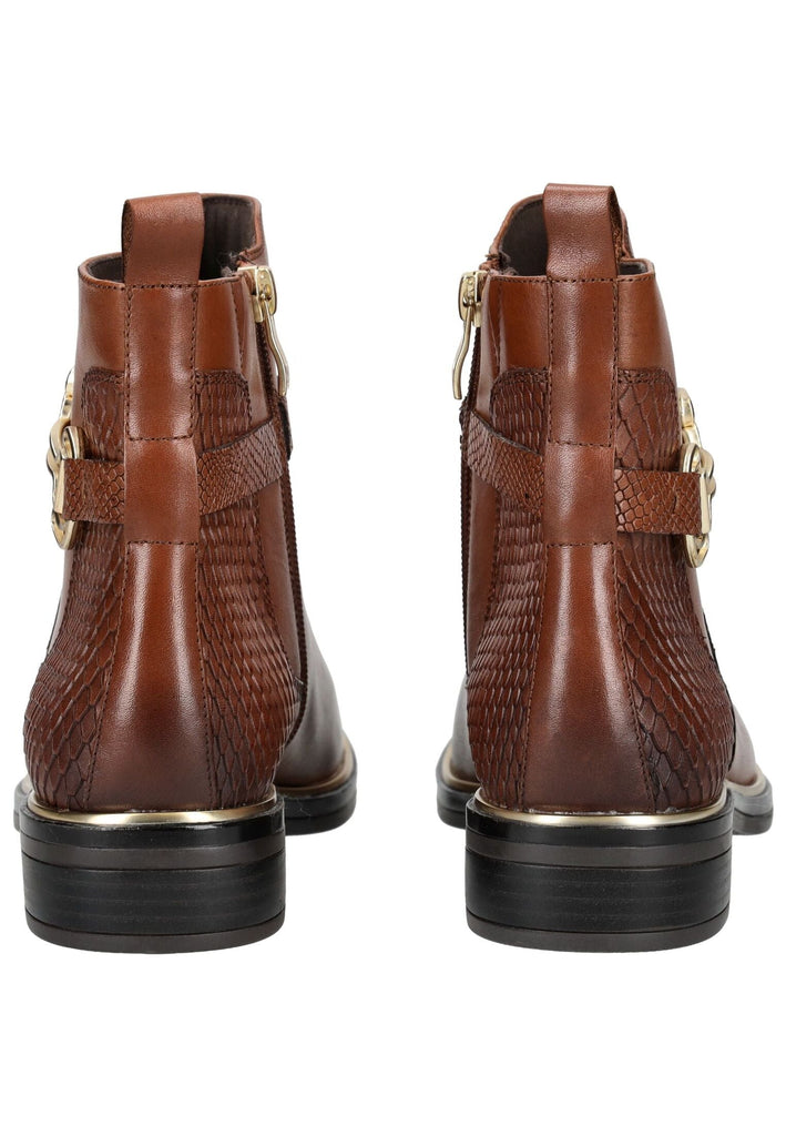 Caprice Stiefelette Leder Cognac